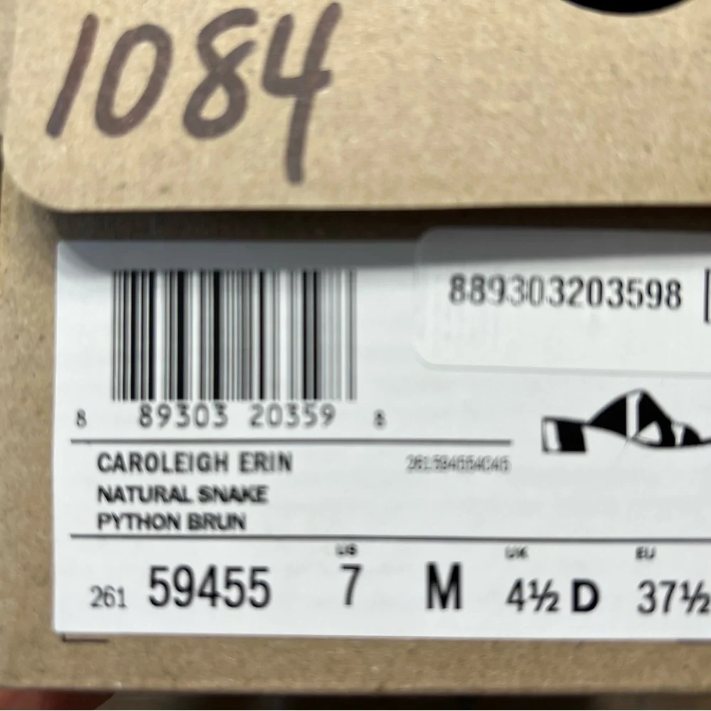 Clarks 7 Snake Python Pattern Shoe - Picture 4 of 4